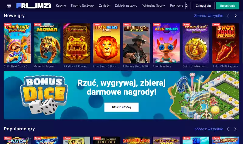 Frumzi Casino Opinie
