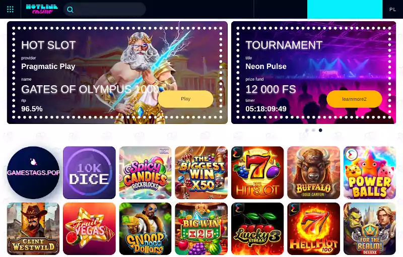 Hotline Casino najlepsze kasyno BLIK z depozytem 20 zł