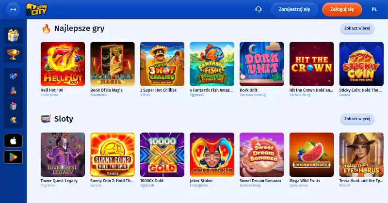Spincity Casino Opinie