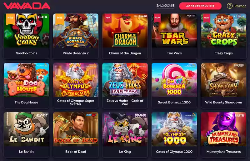 VAVADA Casino Opinie